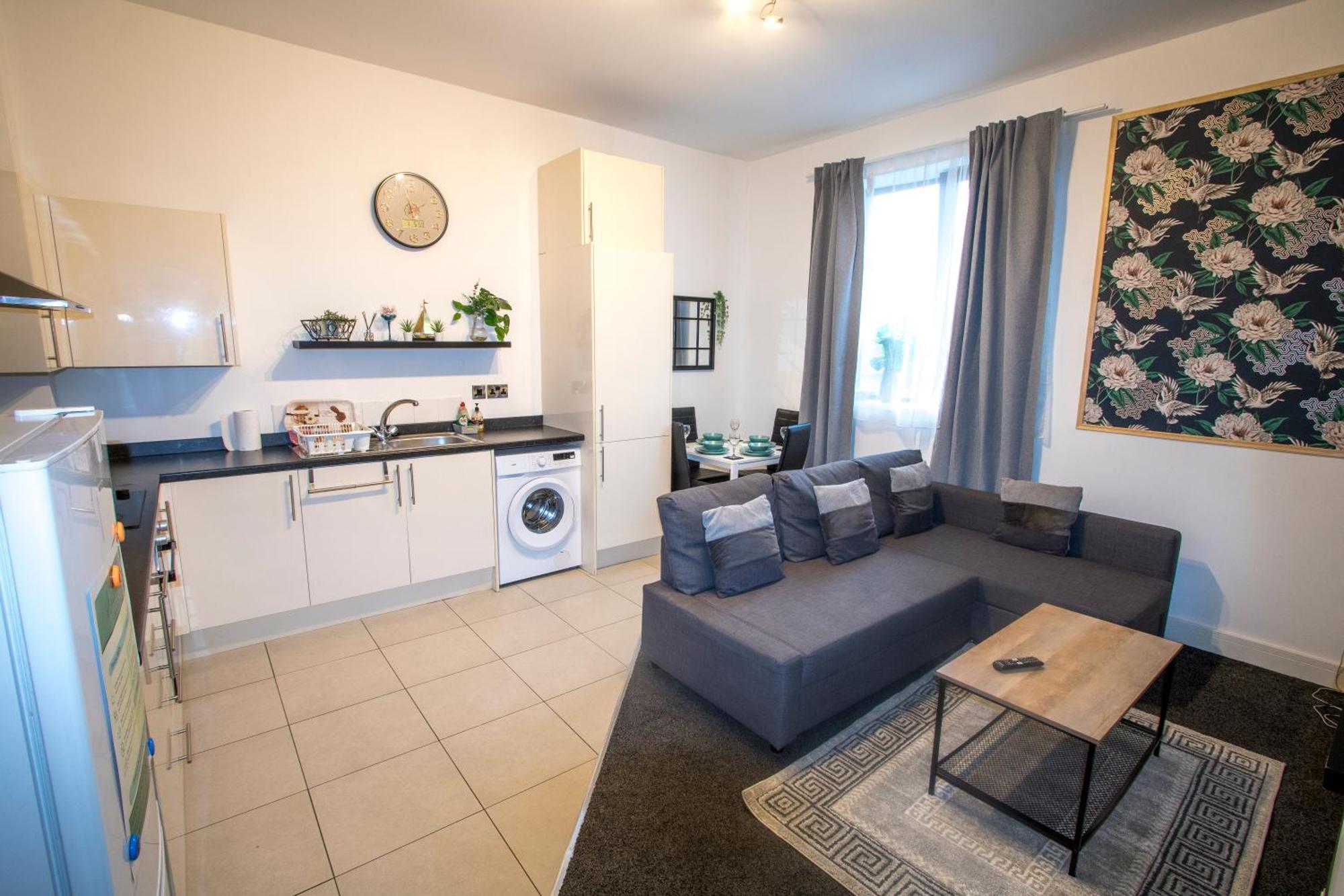 Ideal For Groups - Modern 2 Bedroom Apartment - Free Parking, Transit Links, Close To Stadiums Mánchester Exterior foto